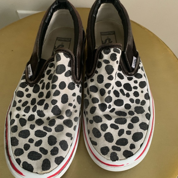 Black and white women’s vans size 6 - Picture 2 of 5